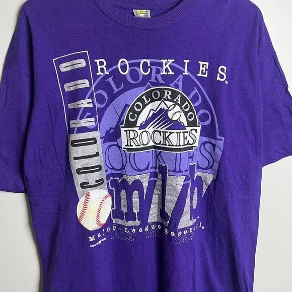Vintage Colorado Rockies T-Shirt - Picture 2 of 7